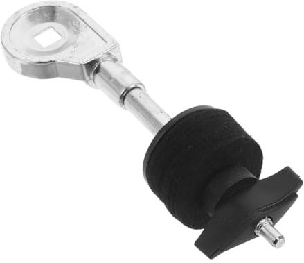Soporte de Platillo Metálico Negro para Batería, 1 Pieza | Montaje para Bombo, Uso en Kits y Actuaciones, Accesorio para Entusiastas de Percusión