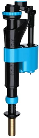 Hulthor Bottom Entry Toilet Fill Valve, Toilet Inlet Valve Replacement, 1/2 UK Brass Thread, Adjustable 8-12, Compact Cistern Float