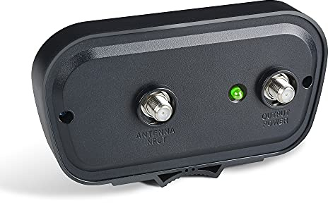 CeKay TV Antenna Amplifier Signal Booster, HDTV Preamplifier, Digital VHF UHF Amplifier, with 4G LTE Filter
