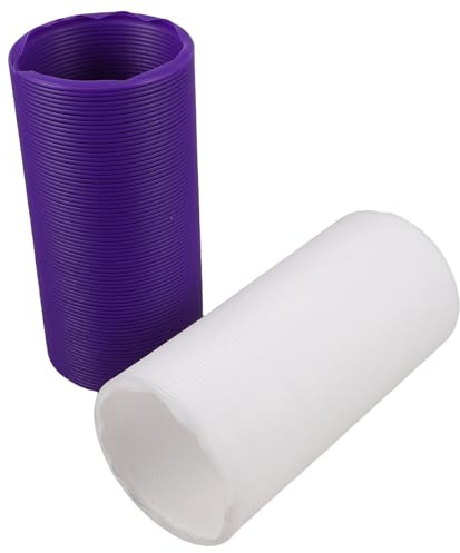 TOGEVAL 2pezzi Tunnel in Plastica per Piccoli Animali Domestici Tunnel Pieghevole Fisarmonica per Criceti e Topi Nascondiglio Resistente alla Masticazione per Coniglietti e Porcellini