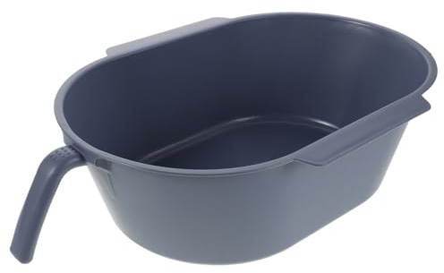 STOBAZA Cubo de Inodoro para Silla de Ruedas y Silla Orinal Portátil de Plástico con Asa, Uso Discreto y Seguridad Mejorada para Pacientes y Personas Mayores