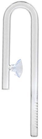 N/A 17 mm Glass Inlet Lily Pipe Skimmer for Aquarium Plants Tank