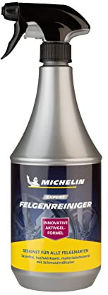 MICHELIN EXPERT Felgenreiniger Alufelgen 1000 ml Felgenpflege Für Alle Felgenarten Säurefreie Reinigung Mit Farbindikator | Felgenreinigungsmittel 1l Mit Aktiv Gel | Made In Germany