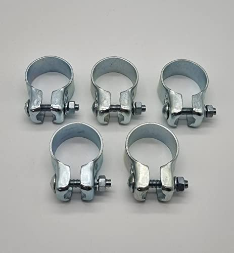 5 STÜCK Schellen Auspuffschellen Breitbandschellen Montageschellen Rohrschelle für AbgasanlageØ 50 mm