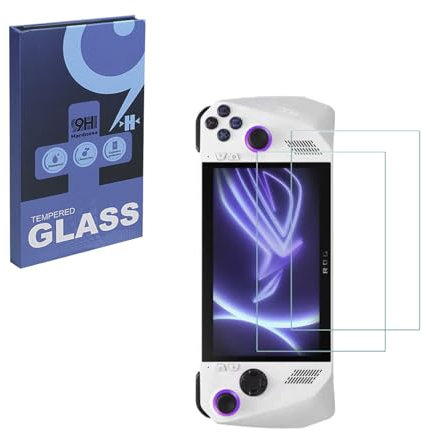 HYGMOCC Pellicola salvaschermo compatibile con ASUS ROG Ally Game Player [7 pollici] Pellicola protettiva in vetro temperato Ultra HD, durezza 9H, resistente ai graffi senza bolle