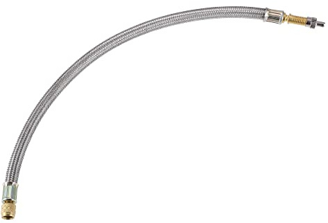 X AUTOHAUX 360mm 14.17'' Tire Valve Stem Extension Inflator Extender Hose Universal Fit for Car Motorcycle Bicycle