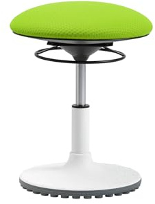 TOPSTAR Living Chair Move Kids höhenverstellbarer Kinderhocker mit drehbarem Sitz, Sitzhöhe von 39-47 cm, apfelgrün