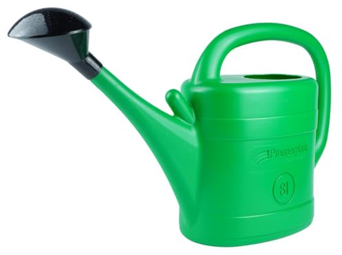 Gießkanne Grün, Bewässerung, Blumen, Zimmerpflanzen, Kunststoffgießkanne, 3L, 5L, 8L, 10L, 14L Kunststoff Gartengießkanne Blumengießkanne, Gartengeräte mit Brause, Leichtes Gartenwerkzeug (8 Liter)