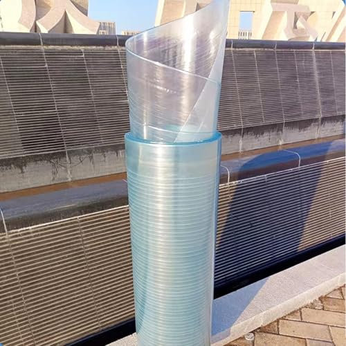 X1NGFU Polycarbonat Transparent Dachplatten,Gewächshausplatte Stegplatten,Regensicher Kunststoffplatten,Tageslichtplatten Ersatzplatten Für Balkon,Leicht Zu Schneiden,Breite X Länge (1,5m x 3m)
