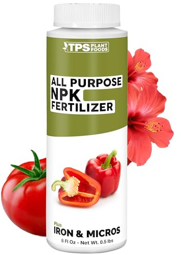 All Purpose NPK Fertilizer – Complete Liquid Plant Food for Balanced Nutrition, Vigorous Growth & Strong Root Development, 8 oz