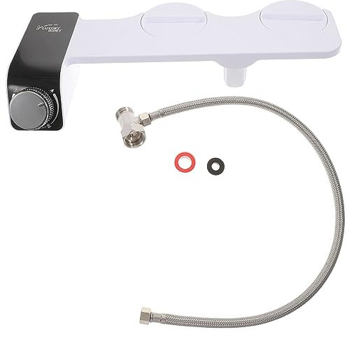 Veemoon Bidet Toilet Seat Attachment Toilet Bidet Sprayer Warm Water Non-Electric Portable Accessory for Bathroom
