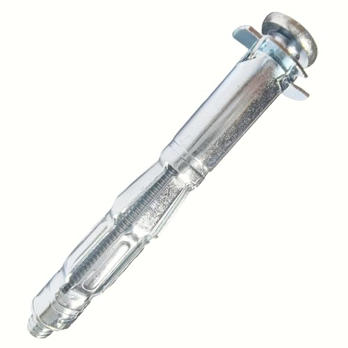 SANTIE Hollow Wall Anchors Bolts (1/4x1-1/2 Short) - 25 PC for Wall Thickness: 3/8–1/2
