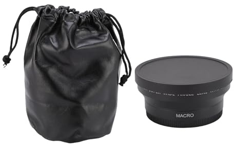 Topiky Lenti Macro Angolare Largo 67 Mm 0,43x HD LENS Aggiuntivo per la Fotografia della Fotocamera con Costruzione in Lega di Alluminio Rivestimenti a più Strati
