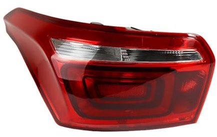 SADHADAH luz Trasera Para Citroën Para C-Elysee Para Sedán 2017-2020 Luz Trasera De Parachoques Trasero Lámpara Señal Advertencia Carcasa Freno Iuces Traseras(Only left)