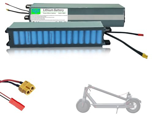 WSDAV Batería de Scooter eléctrico de 36 V, 6,6 Ah y 7,8 Ah. Batería de Iones de Litio de 36 voltios para patinetas de 280,8 W o Menos. Motores de vehículos equilibrados.,36v 6.6ah