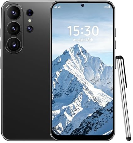 QrZrQ 4G Smartphone, Écran HD+ 6.6 Incell, 4GB RAM+32GB ROM(TF 256GB), Batterie 5000mAh, Android 12, Double Nano SIM, Caméra 16MP+13MP, Déverrouillage Facial, OTG (Black)