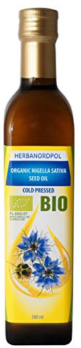Olio Vergine Biologico di Nigella- Spremuto a Freddo in Europa, Semi egiziani 500ml