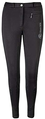 PFIFF 102538 Reithose Winter Damen Grip Vollbesatz, schwarz 152