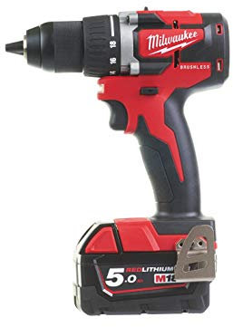 Milwaukee Taladro atornillador compacto sin escobillas M18™ - M18CBLDD-502C