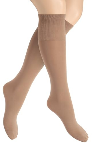 alber's VELUTESSE - 5 X Medias Mujer 40 DEN, Dorado, 36-41