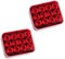 AOHEWEI 2 x Faro Antiniebla Trasero LED Luces Antiniebla Posterior Para Remolque Rojo 12V Impermeable Para Auto Remolque Caravana Camión