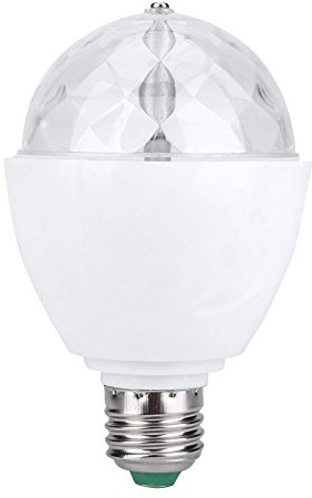 Lampadina rotante colorata a LED per palcoscenico per discoteca DJ 3W E27