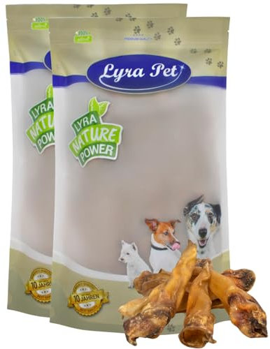 Lyra Pet® 100 Rinderohren ca. 5 kg Leckerli 5000 g Hundefutter wie Pansen Belohnung Snack