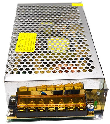 Pardarsey 110/220 V a CC 12 V 10 A 120 W Interruptor fuente de alimentación controlador de alimentación para cámara CCTV, sistema de seguridad, tira de luz LED (12 V 10 A)