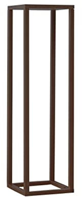 Massivholz-Beistelltisch, einfach, hoch, Pflanzenständer, Hotelflur, Möbel, schmal, Blumentopfhalter für kleine Ecken, Balkone, Blumenläden (Größe: 100 cm, Farbe: B) Needed