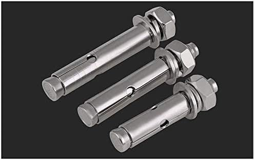 Ankerbolzen, Verlängerungsbolzen Erweiterungsschrauben, Ankerbolzenhaken, 304 Edelstahl Expansionsschraube M6 M8 M10 M12 M14 M16 M20 Bolzen für Klimaanlage TV-Fenster (Länge: M20X150 1 Stück) (Ma