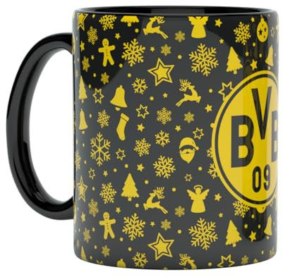 Dortmund Borussia BVB Weihnachtstasse Tasse (schwarz, one size)