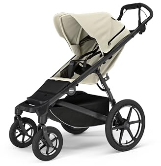 Thule Urban Glide 4-Wheel Single Child All-Terrain Stroller, Full-Suspension System, Air-Filled Tires, Upright seat with Adjustable Recline and Built-in Leg Rest, Baby Stroller