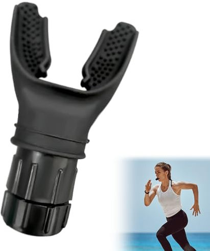 1PC Breathing Trainer Build Improves Lung Capacity Strength Portable Lung Trainer Improve Endurance Adjustable Resistance Easy to Carry Oxyfit Breathing Trainer for Men Women Runners Sports Lover