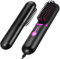 CkeyiN Pro Glättbürste Kabellos, 5200mAh Haarglätter Bürste Kabellose Glättbürste, Mini Glättungsbürste Tragbare Glätteisen für Reise, Professioneller Haarglätter zum Glätten