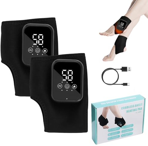 2 Stück 3-IN-1 Fußmassagegerät - Fussmassagegerät Elektrisch, Warme Füße Erhitzbar Massagegerät, Foot Massager Beine, Geeignet für Massage und Fitness, Muskeln zu Entspannen