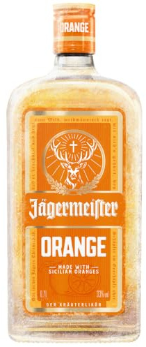 Jägermeister Orange 70cl, Herbal Liqueur, 33% ABV, Sicilian Orange Flavour