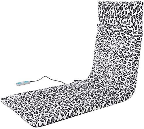 DYHQQ Colchoneta de Masaje con Calor, 9 Motores de vibración Cojín de colchón de Masaje, cojín masajeador de Cuerpo Completo para aliviar el Cuello, la Espalda, la Cintura y el Dolor en Las piernas