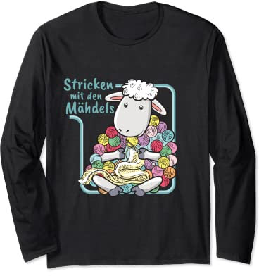 Schaf Wolle I Strickerin I Häkeln Wollknäule Stricken Langarmshirt