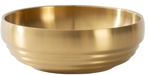 CM CHIC MONDAY 18 cm stor dekorativ skål, nyckelskål för entrébord, nyckelhållare skål, dekorativa skålar för heminredning, fånga alla skålar (guld)
