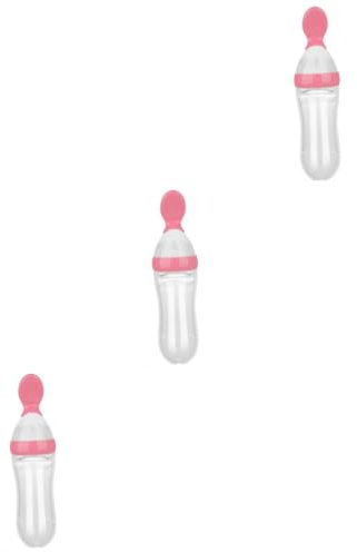 ifundom 3St -Spenderlöffel set babynahrung aufbewahrung Babylöffel Behälter für Babynahrung babynahrungszubereiter Scoop -Squeeze-Feeder Feeder drücken Zubringer Kind