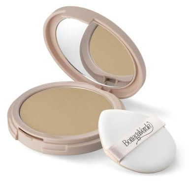 Bottega Verde - d'Amore d'Accordo Fondotinta Compatto, 8 gr, Wet & Dry, con Niacinamide ed Estratto di Ginger, Colore Beige