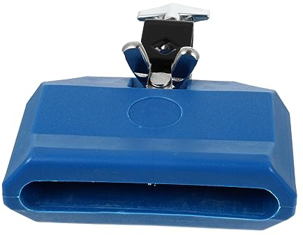 Kuhglocke Blaues Pvc Zubehör für Schlagzeugset 6-zoll | Teil für Percussion Satz, Kräftiger Klang, Geeignet für Einsteiger und Schüler
