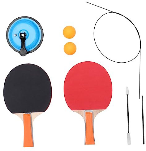 NAMOARLY Tischtennis Trainingsset Mit Zubehör Inklusive Blauen Saugern Ideal Für Fitness Und Zuhause Kreatives Für Sportbegeisterte Perfekt Für Indoor Übungen Und Training