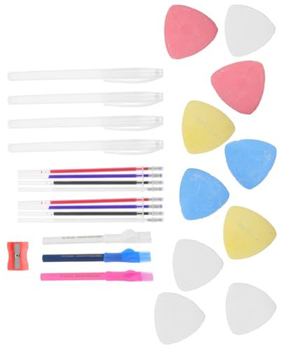 BEBEMOKO Nähmarkierungsstift Zum Nähen Mit Stoffkreidestiften Für Schneiderkreide Und Stoffmarker Inklusive Kreidestifte Und Stoffstifte Zum Nähen Für Präzise Markierungen Stoff