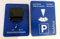 TechNest Parcheggio elettronico automatico_Parcheggio europeo con indicatore orario 24 ore per accessori auto _colore blu