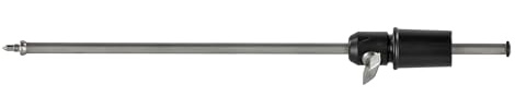 Nürnberger Kontrabassstachel - Stachel für Kontrabass - Konus 31,5/34,5 mm - Edelstahlrohrstab Ø 10 mm - Herausnehmbar - Kunststoffbirne - Made in Germany