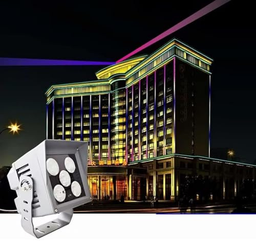 MQDLJSE Faretti per Esterni - Proiettore a LED, faretto a LED AC85-265V, faretto a LED Impermeabile a Lungo Raggio, proiettore a LED, proiettore a Fascio di Luce Stretto per Esterni (Luce