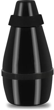 Tromba compatta in ABS per riduzione del rumore, accessorio per trapano con foro di uscita per esercizi a casa, tromba inflessibile