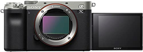 Sony Alpha 7 C Full-frame Mirrorless Interchangeable Lens Camera (Compact and Lightweight, Real-time Autofocus, 24.2 Megapixels, 5-Axis Stabilisation System, Large Battery Capacity) - Silver