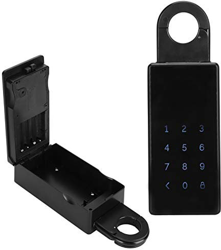 Topyond Key Lock Box Secure Storage Case for Home Hotel School Office APP Controlled,Password Padlock Phone Hanging,High Security Key Storage Box for Keys